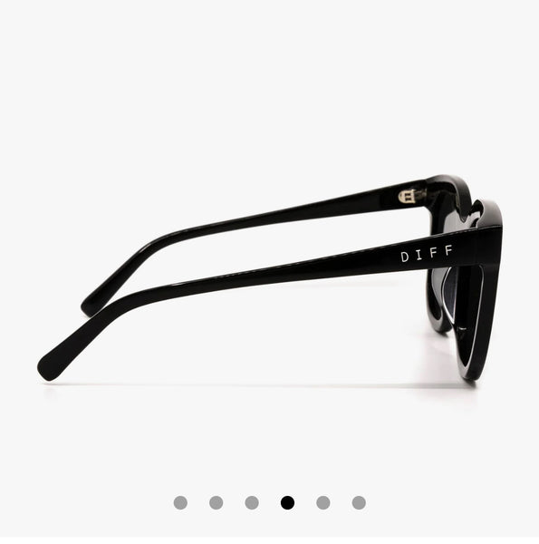 Gia Sunglasses Black & Grey diff-K. Ellis Boutique