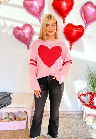 XOXO Heart Sweater-K. Ellis Boutique