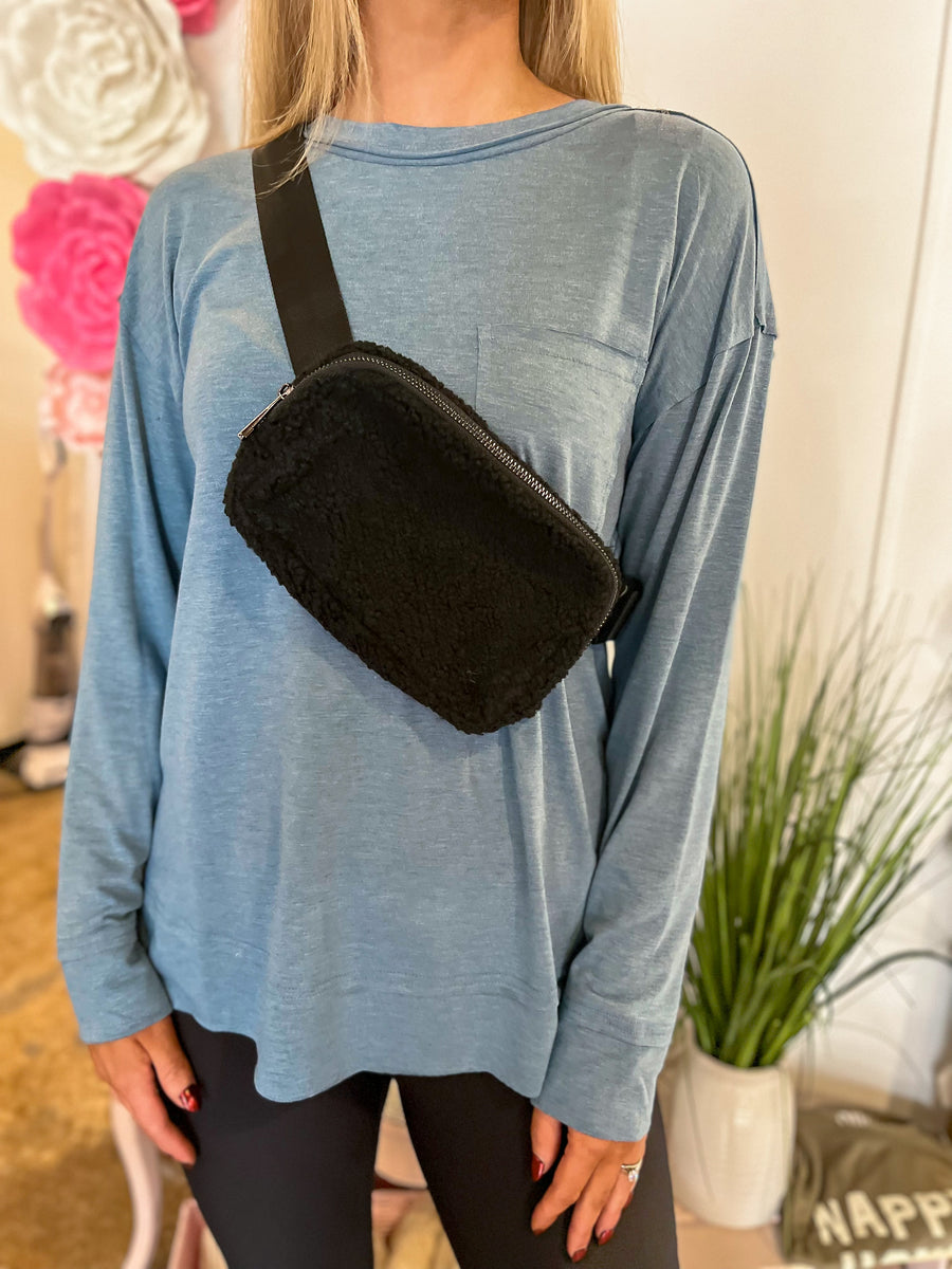 Teddy Sherpa Fanny Pack – Kate & Kris