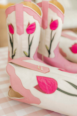 Tulip Cowgirl Boot Earrings-Earrings-K. Ellis Boutique