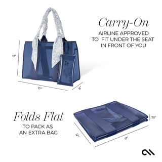 Case-Mate Something Navy Twilly Jelly Tote Bag-handbag-K. Ellis Boutique