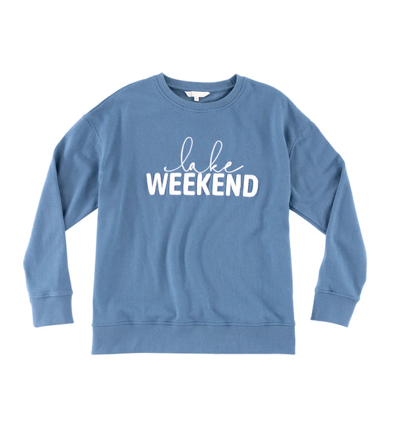 Lake Weekend Sweatshirt-K. Ellis Boutique