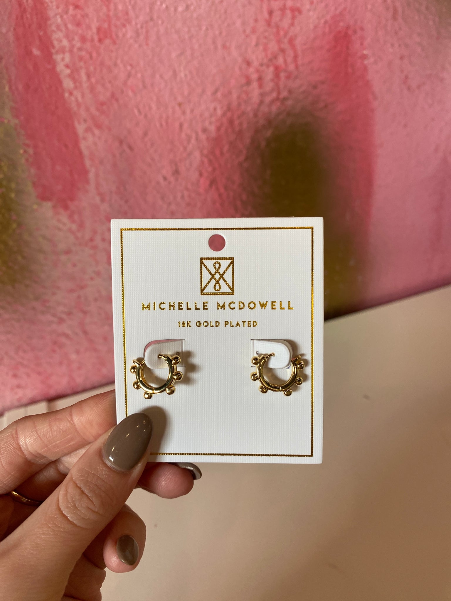 Amara Earrings- Gold-K. Ellis Boutique