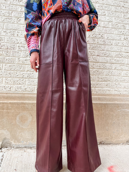 FRNCH- Michaux Bordeaux Pant-K. Ellis Boutique