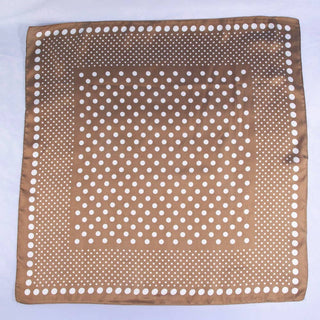Ombre Polka Dot Print Satin Square Scarf: BR-K. Ellis Boutique