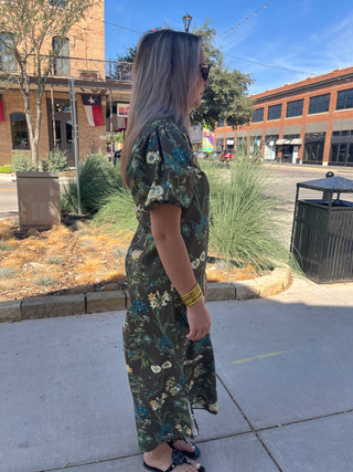 Woodland Bloom Dress-Midi/Maxi Dress-K. Ellis Boutique