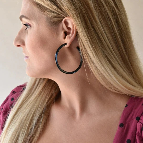 Linny Co Earrings - Holly True Black-K. Ellis Boutique