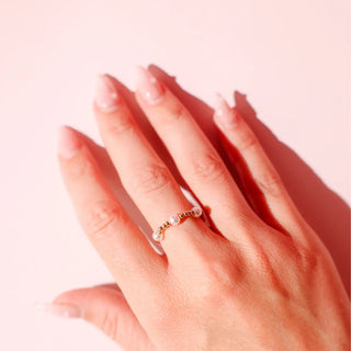 June Pearl Ring in Gold SIZE 5/6-Ring-K. Ellis Boutique