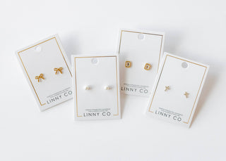 Sadie Bow Earrings-Earrings-K. Ellis Boutique