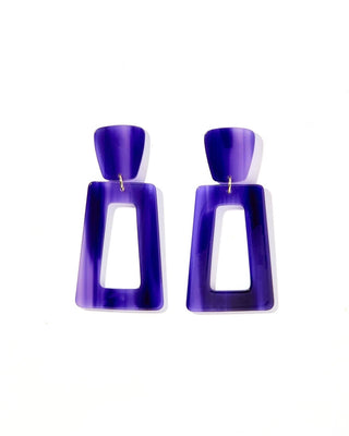 Kennedy Earrings - Purple Amethyst