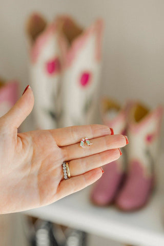Tulip Cowgirl Boot Earrings-Earrings-K. Ellis Boutique