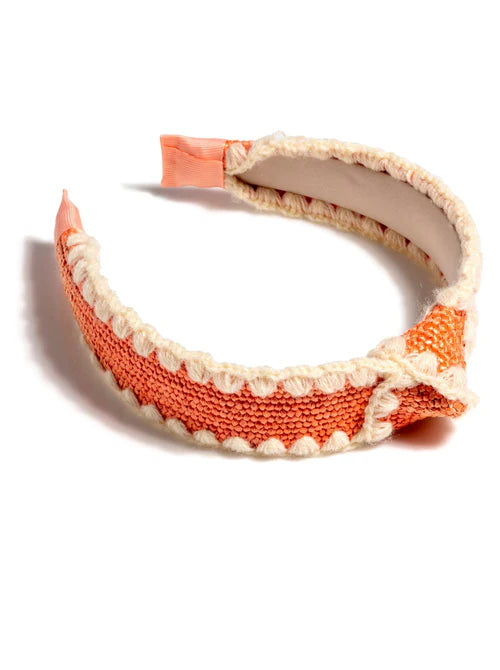 KNOTTED HEADBAND-ORANGE-K. Ellis Boutique