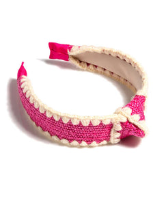 KNOTTED HEADBAND-PINK-K. Ellis Boutique