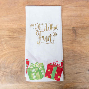 Glamour Christmas Present Hand Towel-K. Ellis Boutique
