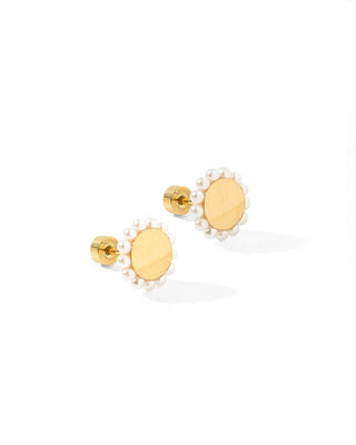 Alice Pearl Stud Earrings-Earrings-K. Ellis Boutique