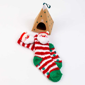 Kids Jolly Santa Cozy Socks-K. Ellis Boutique