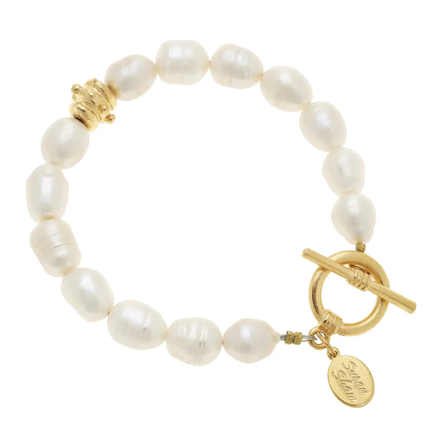 Susan Shaw- Genuine Freshwater Pearl Bracelet-K. Ellis Boutique