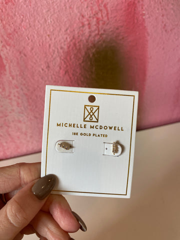 Campbell Earrings- Gold-K. Ellis Boutique