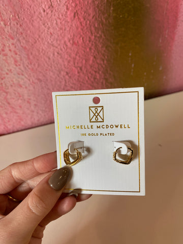 Cecilia Earrings- Gold-K. Ellis Boutique