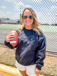 Gameday Girlie Bow Sweatshirt-K. Ellis Boutique