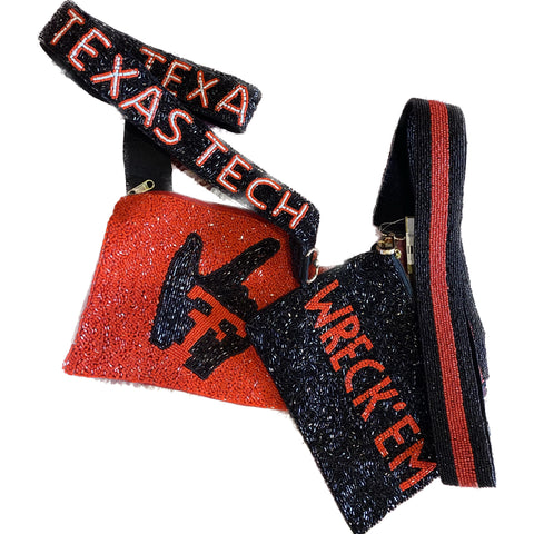 Texas Tech Guns Up Pouch - Red/Black-K. Ellis Boutique