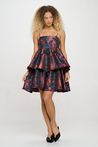 Multi Jacquard Tube Mini Dress-Mini Dress-K. Ellis Boutique