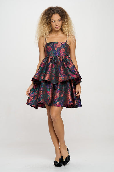 Multi Jacquard Tube Mini Dress-K. Ellis Boutique