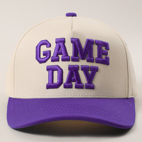 Game Day Purple Trucker- Cap-K. Ellis Boutique