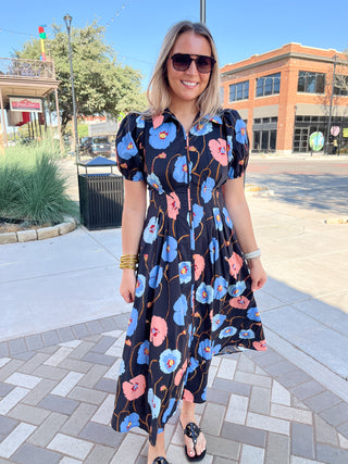 Marlowe Floral Midi Dress-Midi/Maxi Dress-K. Ellis Boutique