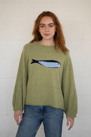 Sardine Sweater- Olive-K. Ellis Boutique