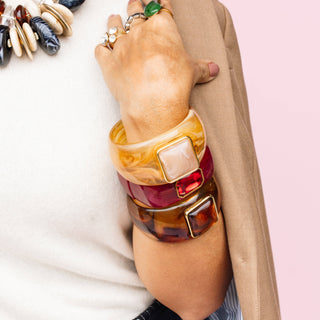 Lucky Girl Honey Bangle-Bracelet-K. Ellis Boutique