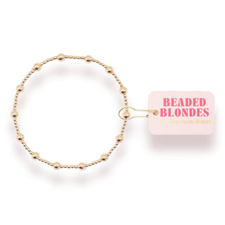 June Bracelet in Gold- Beaded Blondes-Bracelet-K. Ellis Boutique