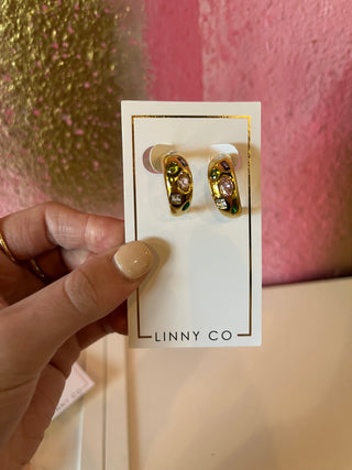 Linny Co- Britton Hoop Earrings-K. Ellis Boutique