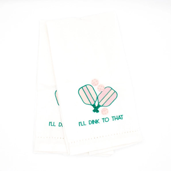 Pickleball Embroidered Bar Towel Set-K. Ellis Boutique