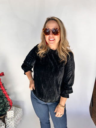 Quinn Top- Black-K. Ellis Boutique