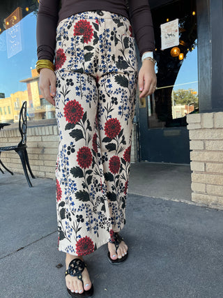 Marigold Floral Pant-Pant-K. Ellis Boutique