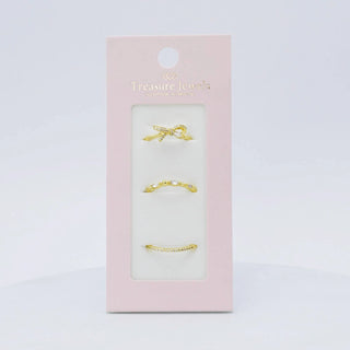 Belle Bow Ring Set-Ring-K. Ellis Boutique