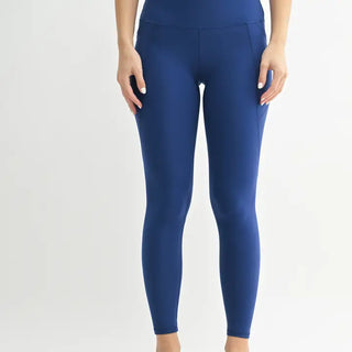 Sculpt High-Waisted Leggings - Blue-Pant-K. Ellis Boutique