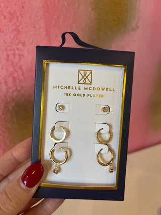 Anika Earring Set- Gold-K. Ellis Boutique