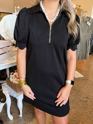 Blayke Scallop Dress-Mini Dress-K. Ellis Boutique
