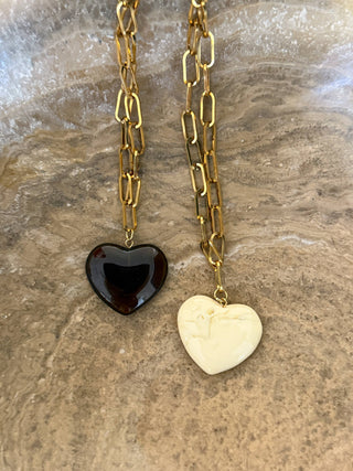 HARLOW NECKLACE: BROWN-Necklace-K. Ellis Boutique