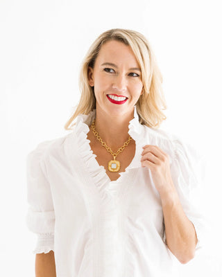 Madeline Necklace- Snow-Necklace-K. Ellis Boutique