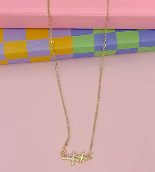 Double Grace Gold Necklace-K. Ellis Boutique