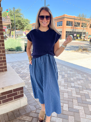 Hadley Gingham Midi Dress-Midi/Maxi Dress-K. Ellis Boutique