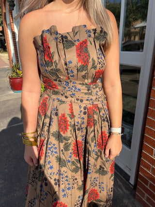 Autumn Garden Midi Dress-Midi/Maxi Dress-K. Ellis Boutique