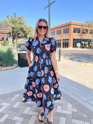 Marlowe Floral Midi Dress
