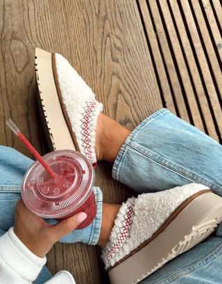 Sherpa Platform Slippers-Shoe-K. Ellis Boutique