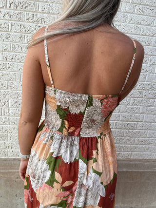 Harvest Bloom Midi Dress-Midi/Maxi Dress-K. Ellis Boutique
