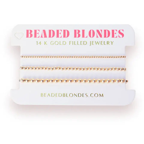 Beaded Blondes Dainty Not So Basic Set -Gold-K. Ellis Boutique