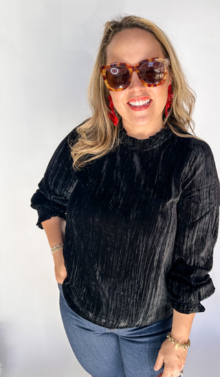 Quinn Top- Black-K. Ellis Boutique